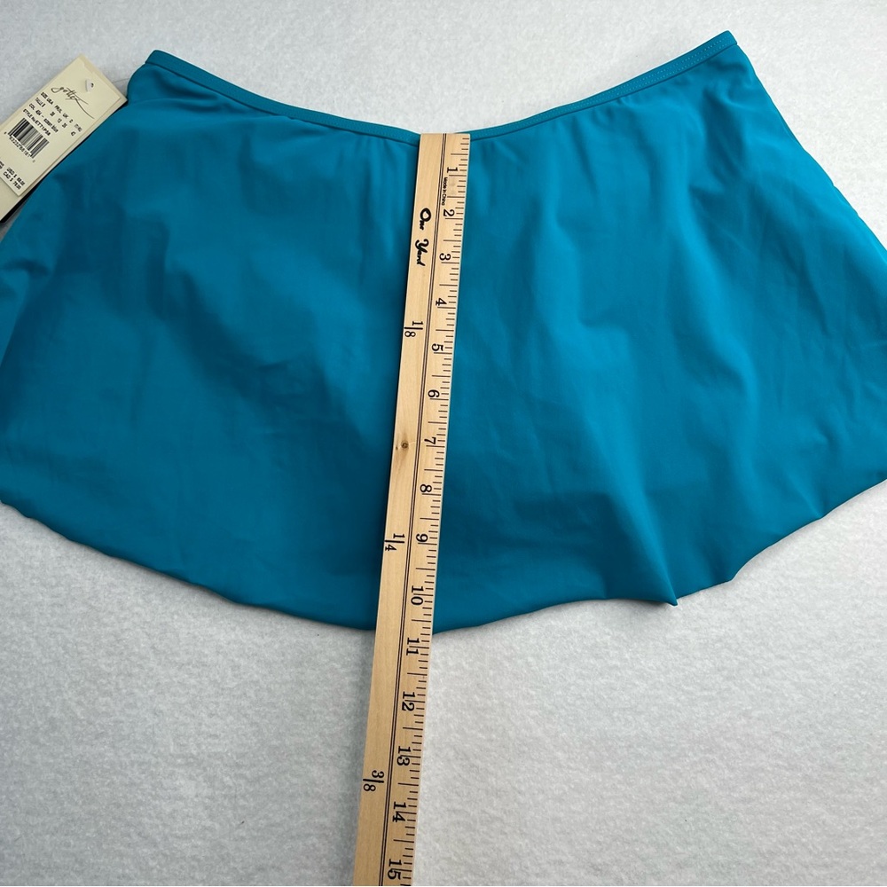 gottex profile ocean blue bikini skirt size 8 NEW - Picture 4 of 6
